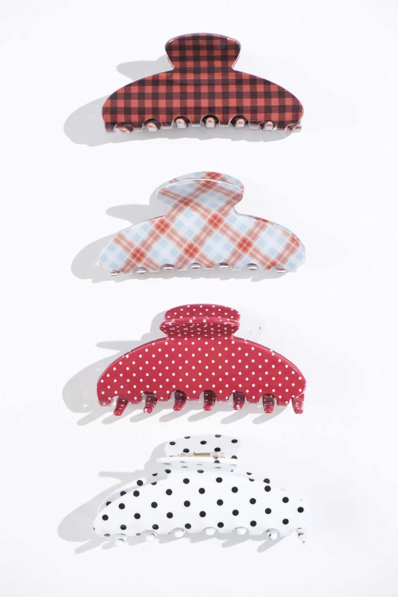 Patterned Claw Clips