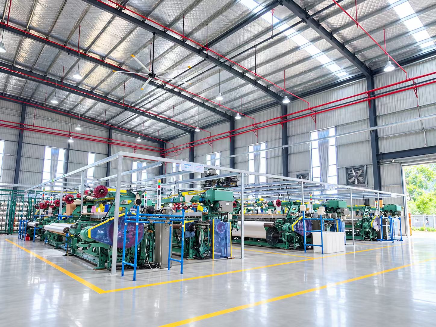 Cambodia partner factory — production equipment